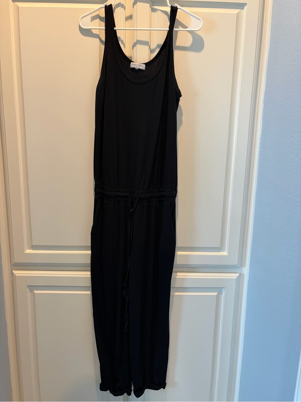 Michael Stars Black Scoop-Neck Sleeveless Jumpsuit